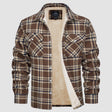 Glenn | Casual Plaid Sherpa Shacket