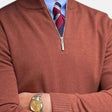 Theodore | Casual Ribbed Quarter-Zip Sweater