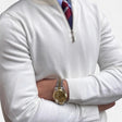 Theodore | Casual Ribbed Quarter-Zip Sweater