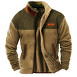 Bruce | Rugged Aztec Sherpa-Lined Jacket