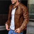 Raymond | Casual Leather Biker Jacket