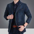 Raymond | Rugged Slim-Fit Denim Blazer
