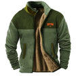 Bruce | Rugged Aztec Sherpa-Lined Jacket