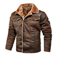 Robert | Casual Sherpa Leather Jacket