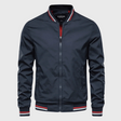 Raymond | Modern Striped Bomber Jacket