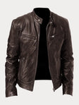 Douglas | Refined Leather Moto Jacket