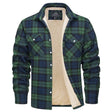 Todd | Rugged Sherpa-Lined Flannel Jacket