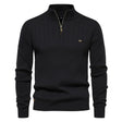 Adrian | Classic Ribbed Quarter-Zip Sweater - Valereo
