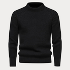 Adrian | Cozy Ribbed Knit Mock-Neck Sweater - Valereo