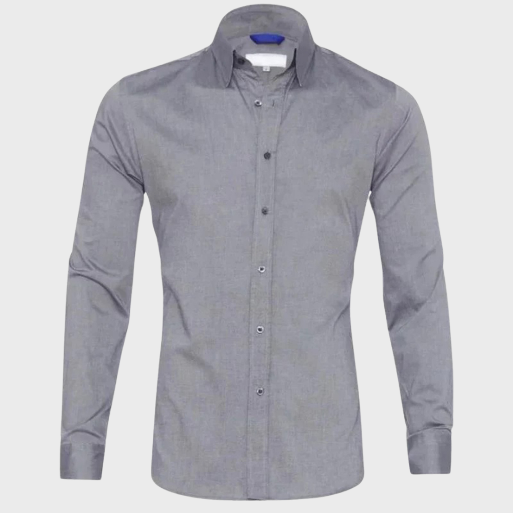 Adrian | Refined Slim-Fit Button-Up Shirt - Valereo