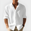 Andrew | Breathable Textured Linen Shirt - Valereo