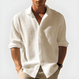 Andrew | Breathable Textured Linen Shirt - Valereo
