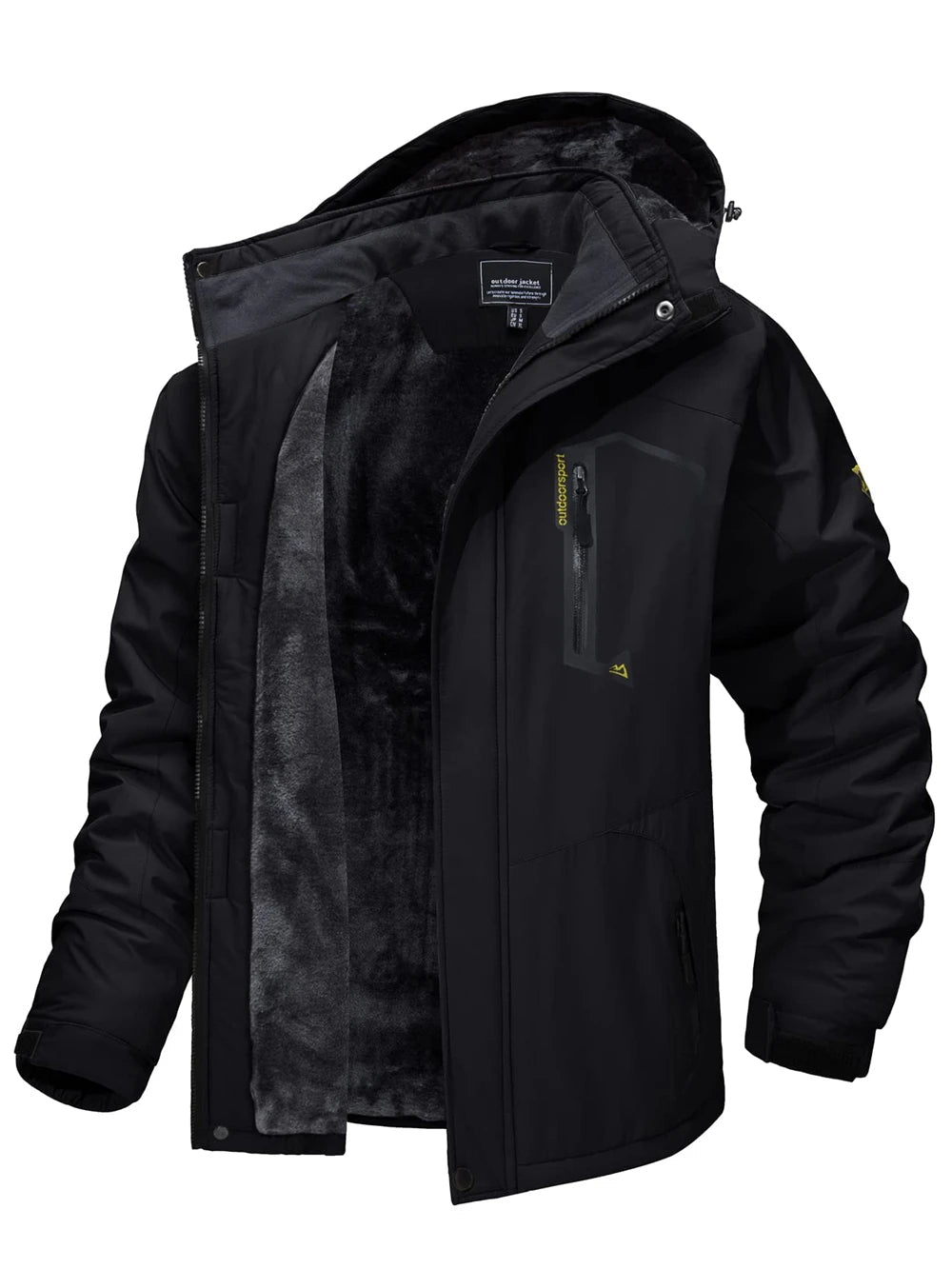 Andrew | Casual Fleece-Lined Hooded Jacket - Valereo