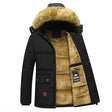 Andrew | Cozy Fur-Hood Fleece-Lined Parka Jacket - Valereo