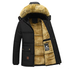 Andrew | Cozy Fur-Hood Fleece-Lined Parka Jacket - Valereo