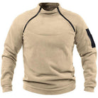 Andrew | Modern Zip-Collar Fleece Sweater - Valereo