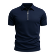 Andrew | Modern Zip-Collar Polo Shirt - Valereo