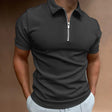 Andrew | Modern Zip-Collar Polo Shirt - Valereo