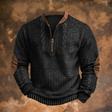 Anthony | Classic Cable Knit Half-Zip Sweater - Valereo