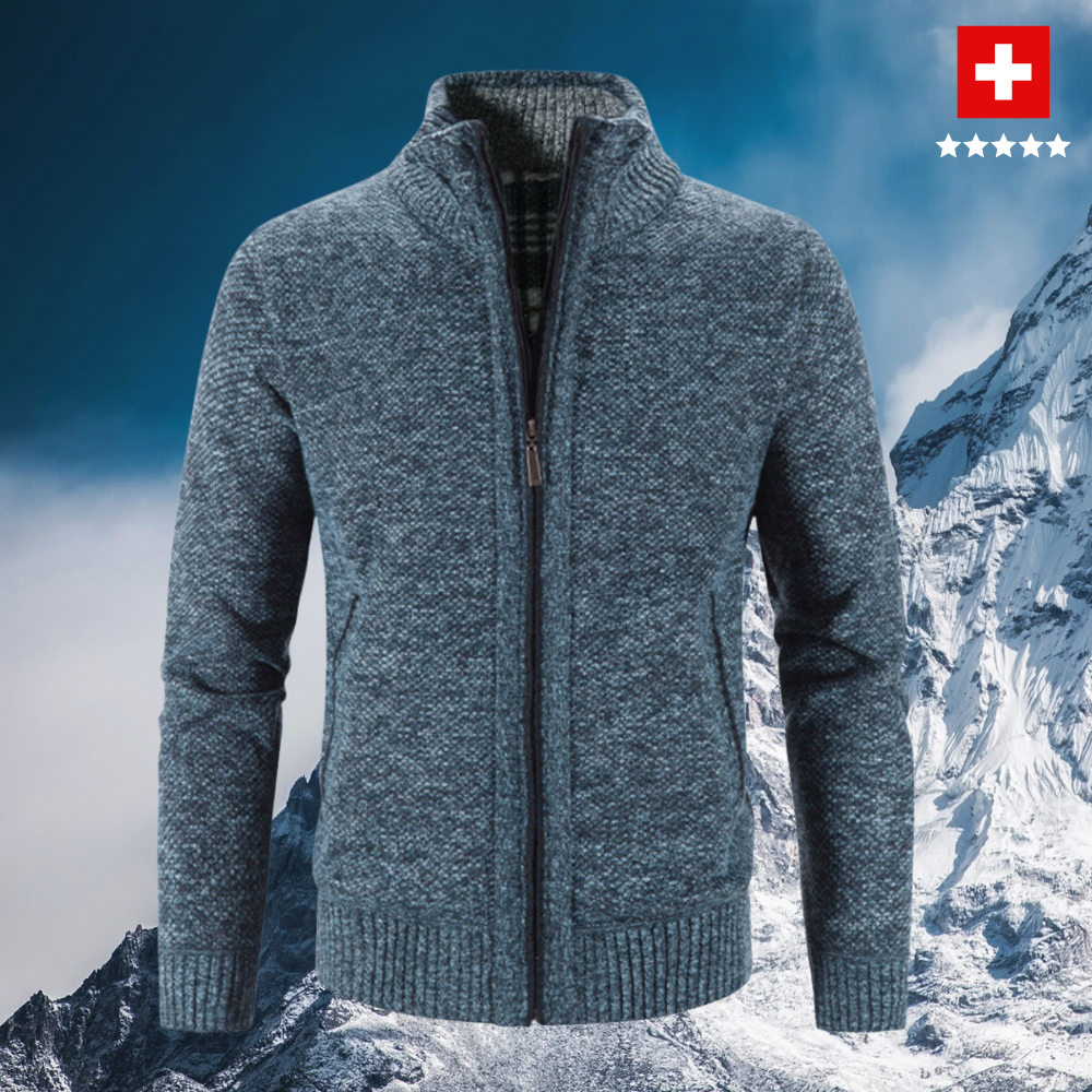Anthony | Cozy Full-Zip Knit Cardigan - Valereo