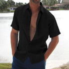 Anthony | Lightweight Linen Button-Up Shirt - Valereo