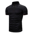 Anthony | Modern Textured Contrast Polo Shirt - Valereo