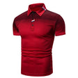 Anthony | Modern Textured Contrast Polo Shirt - Valereo