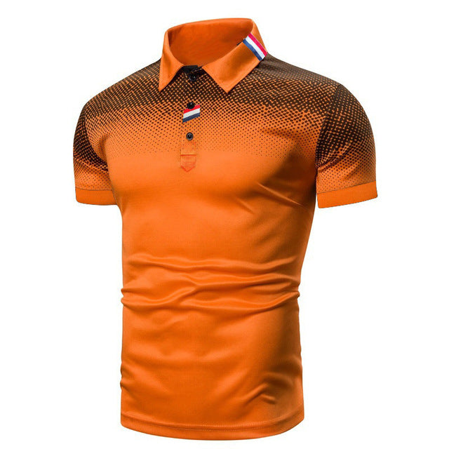Anthony | Modern Textured Contrast Polo Shirt - Valereo