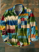 Anthony | Stylish Patchwork Cotton Shirt - Valereo