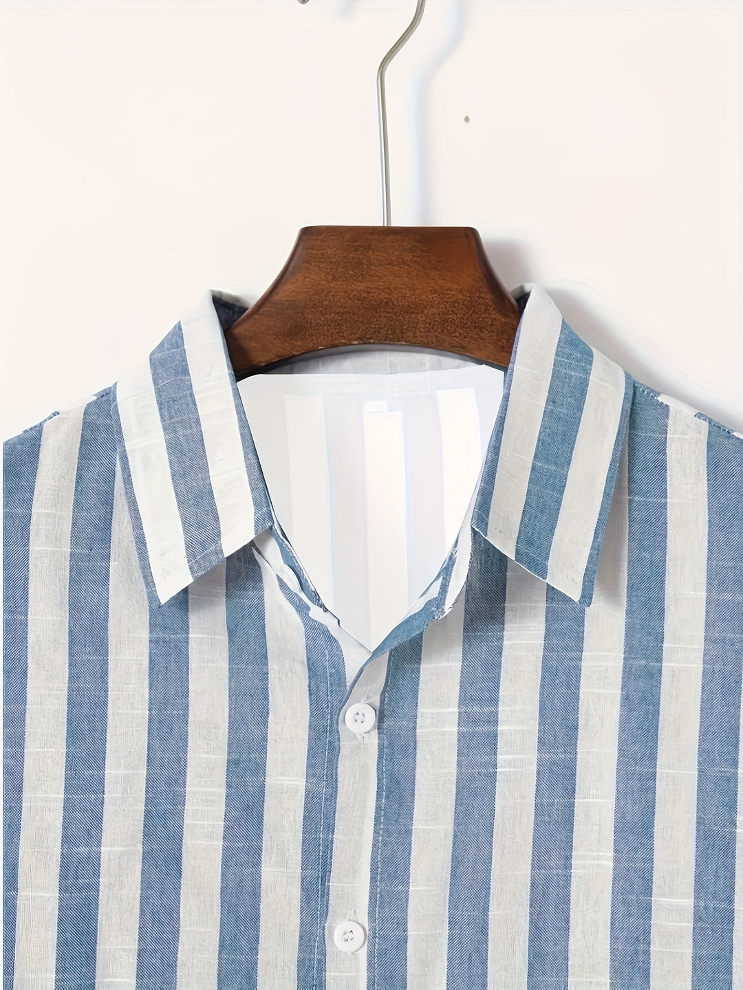 Anthony | Stylish Striped Button-Up Shirt - Valereo