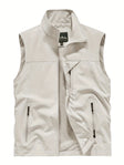 Austin | Casual Zip-Pocket Utility Vest - Valereo