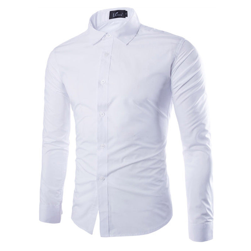 Austin | Elegant Slim-Fit Button-Up Shirt - Valereo