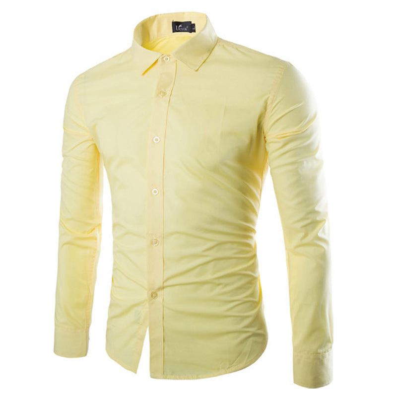 Austin | Elegant Slim-Fit Button-Up Shirt - Valereo