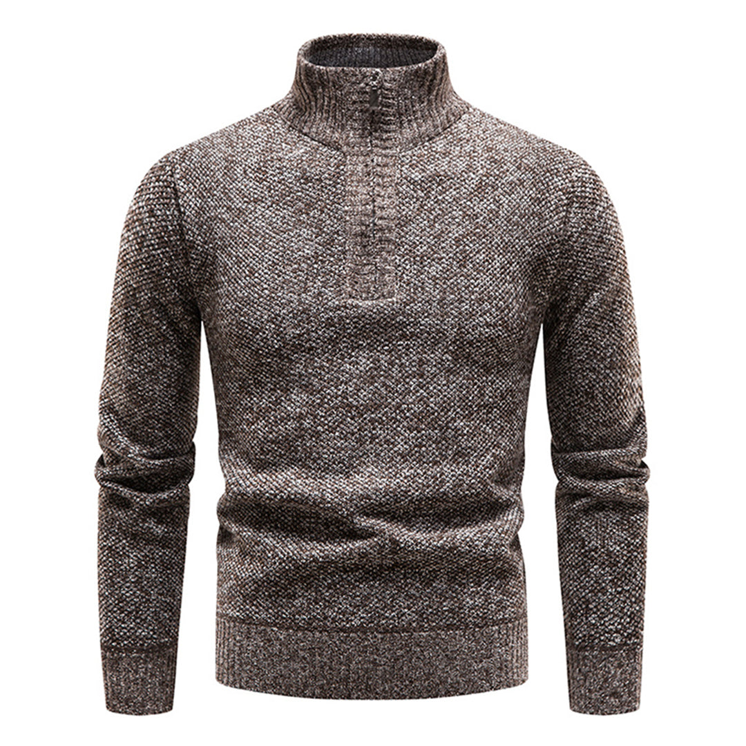 Austin | Modern Quarter-Zip Knit Sweater - Valereo
