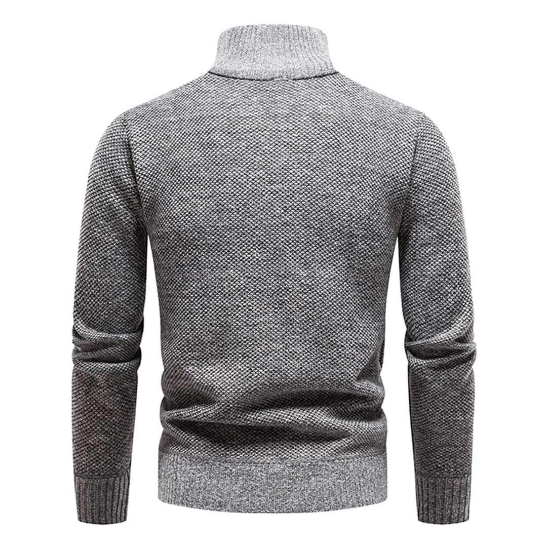 Austin | Modern Quarter-Zip Knit Sweater - Valereo