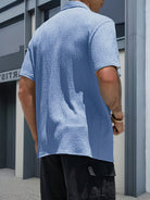 Austin | Modern Textured Camp Shirt - Valereo