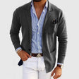Austin | Refined Knit Notch-Lapel Cardigan - Valereo