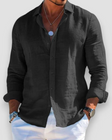 Austin | Relaxed Linen Button-Up Shirt - Valereo
