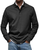 Austin | Relaxed Long Sleeve Polo Shirt - Valereo