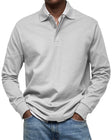 Austin | Relaxed Long Sleeve Polo Shirt - Valereo