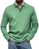 Austin | Relaxed Long Sleeve Polo Shirt - Valereo