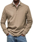 Austin | Relaxed Long Sleeve Polo Shirt - Valereo
