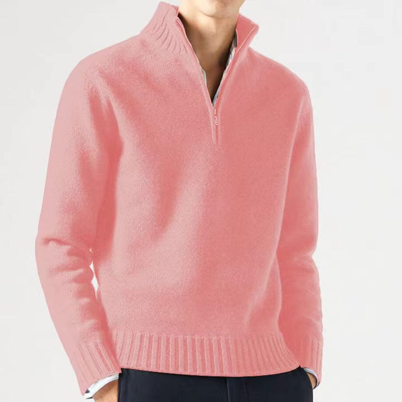 Austin | Stylish Quarter-Zip Knit Sweater - Valereo
