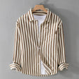 Austin | Stylish Striped Cotton Shirt - Valereo