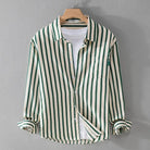 Austin | Stylish Striped Cotton Shirt - Valereo