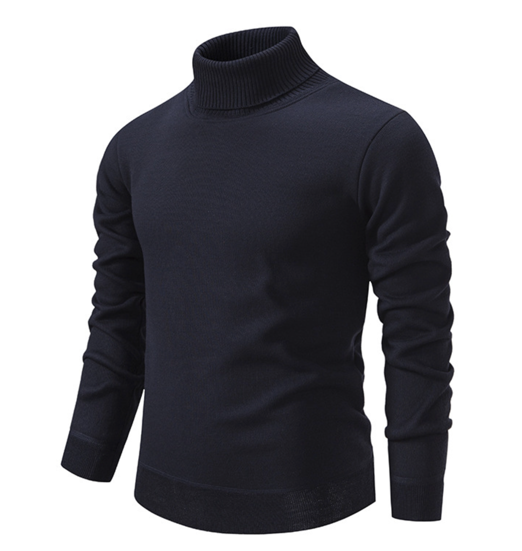 Austin | Timeless Turtleneck Knit Sweater - Valereo