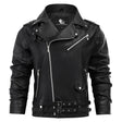 Daniel | Stylish Belted Leather Jacket