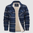 Glenn | Casual Plaid Sherpa Shacket