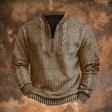 Caleb | Cozy Cable Knit Quarter-Zip Sweater - Valereo