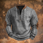 Caleb | Cozy Cable Knit Quarter-Zip Sweater - Valereo